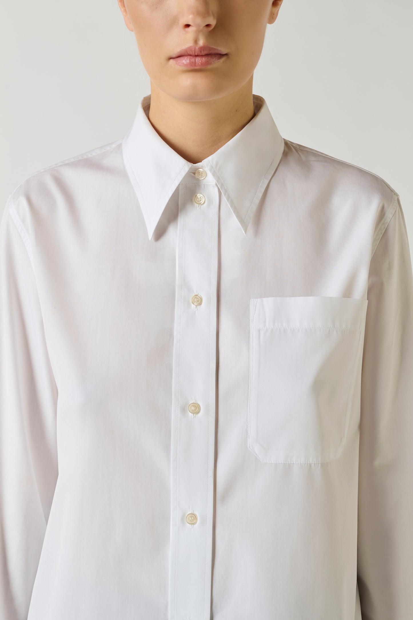 Chemise Saphir - Blanc - Coton - Femme