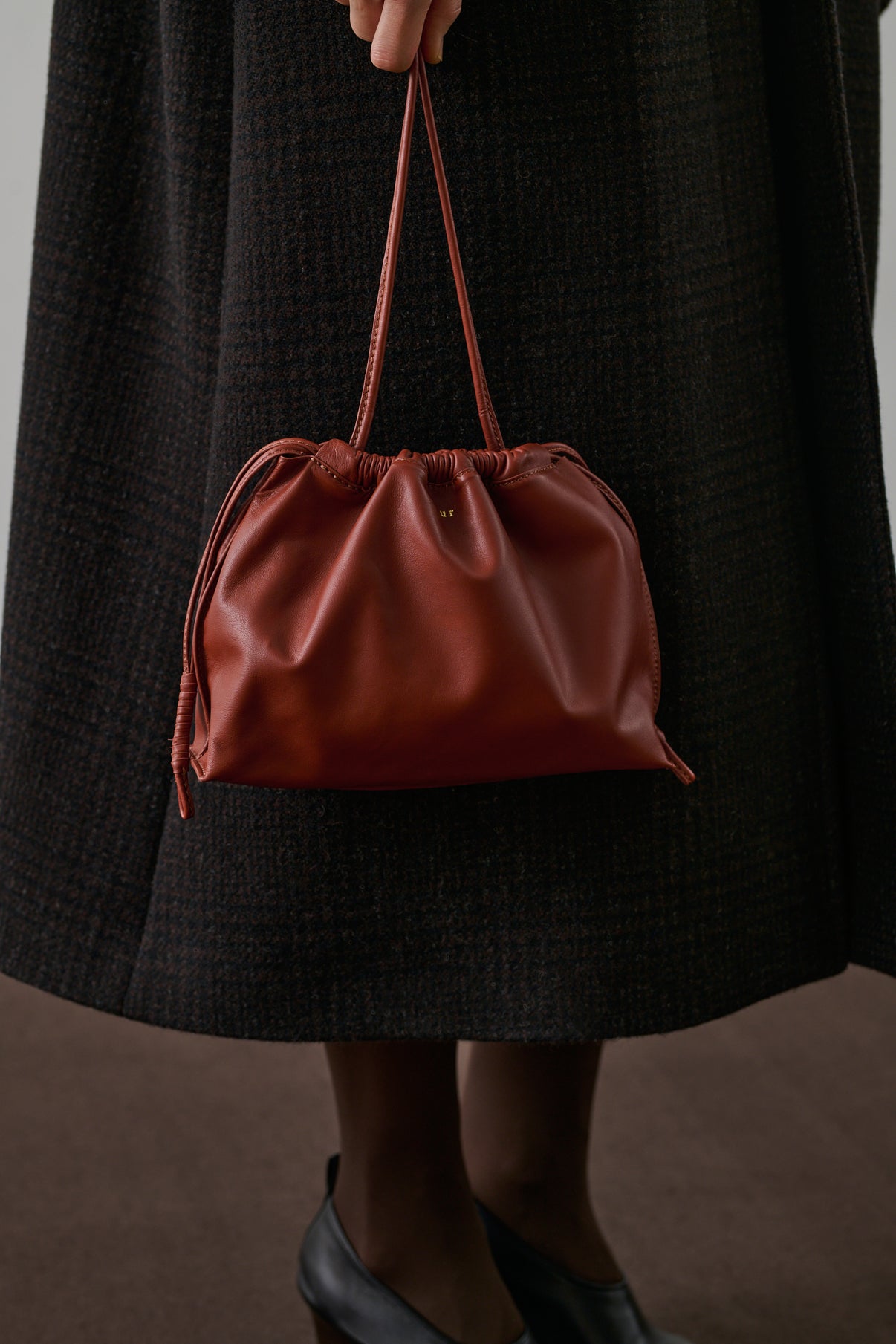 Sac Suzette - Acajou - Cuir - Femme vue 2