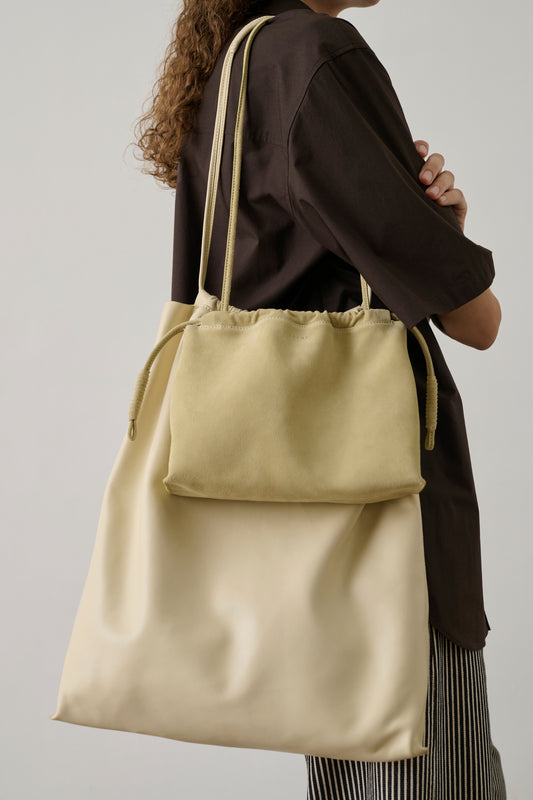Sac Suzette - Sable - Cuir - Femme