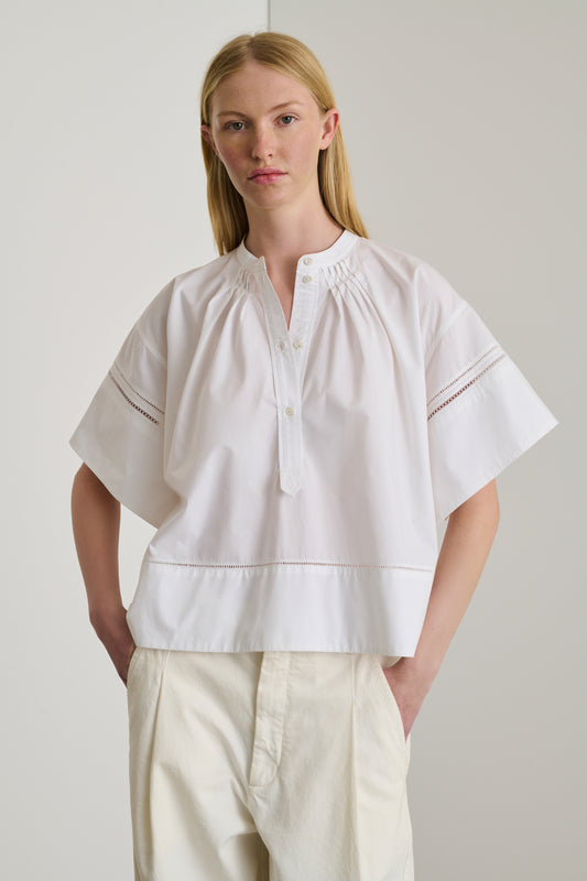 Blouse Dara - Blanc - Coton - Femme