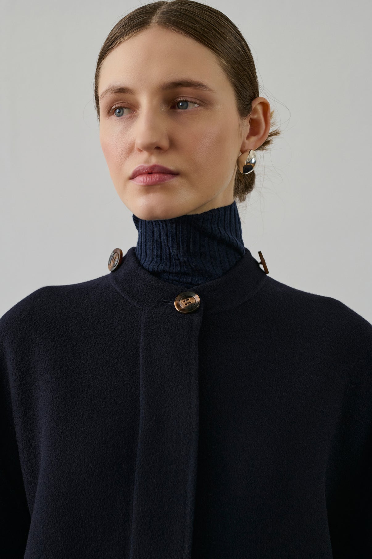 Manteau Finn - Deep Navy - Laine - Femme vue 5