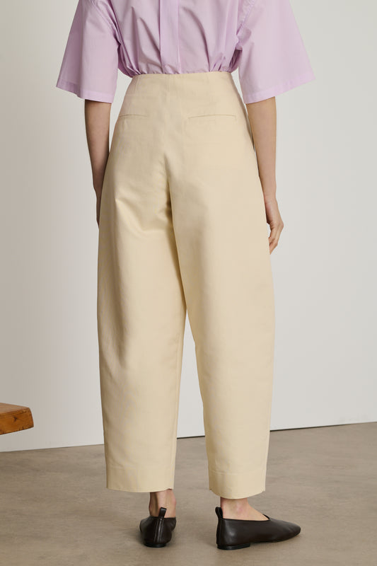 Pantalon Daley - Blanc Cassé - Coton - Femme