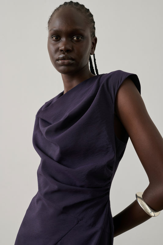 Robe Eugenie - Violet Foncé - Femme