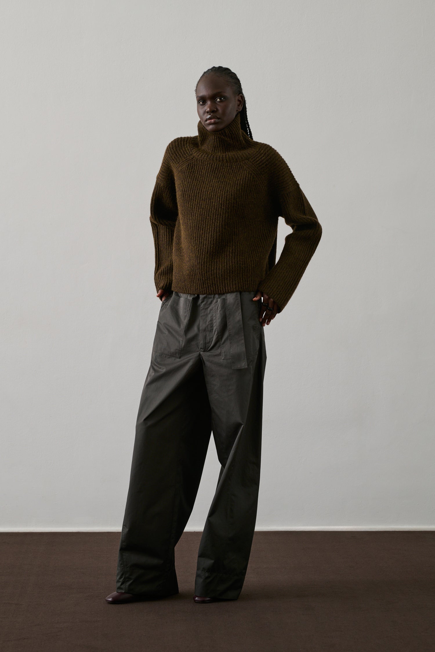 Pull Flynn - Marron Chiné - Laine - Femme