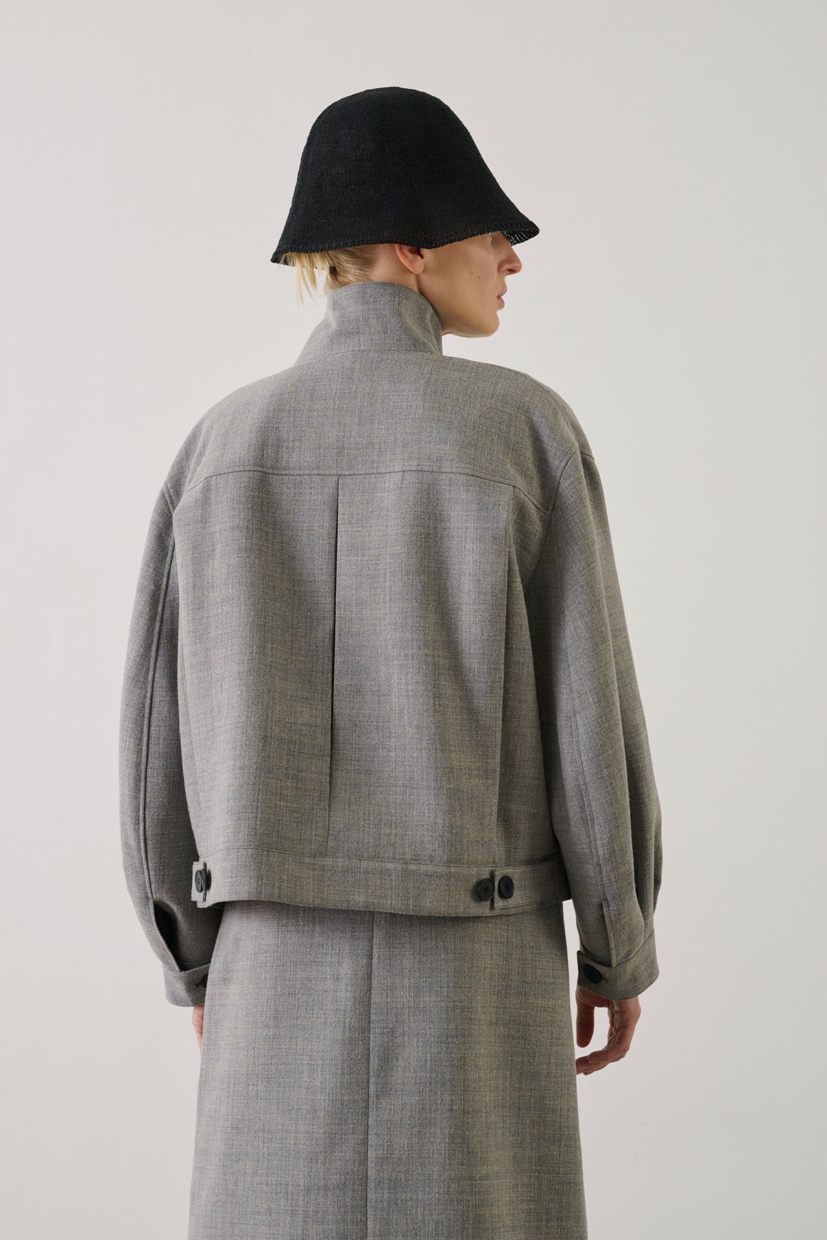 Veste Imelda - Gris Chiné - Femme vue 4