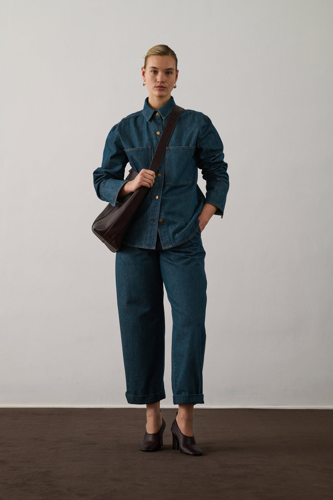 Chemise Garance - Bleu/Vert - Femme